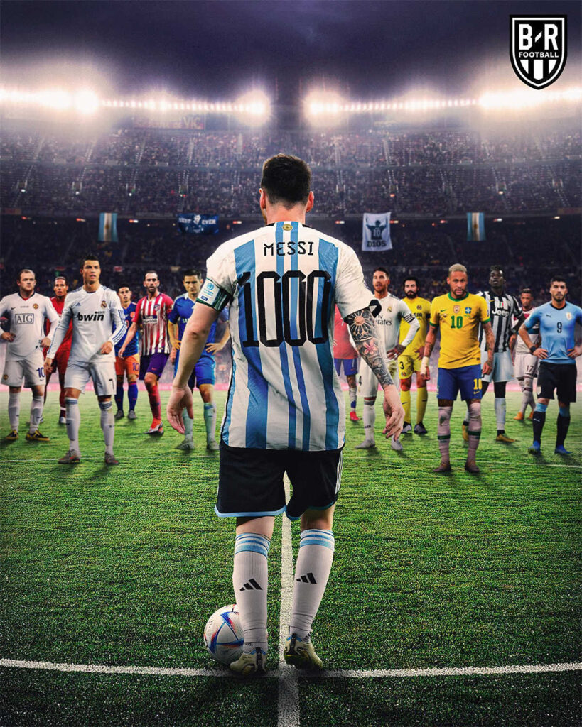 Lionel Messi Poster - A Closer Look at the Football Legend